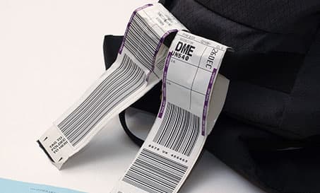 Imprimante d’étiquettes pour dépôt de bagages